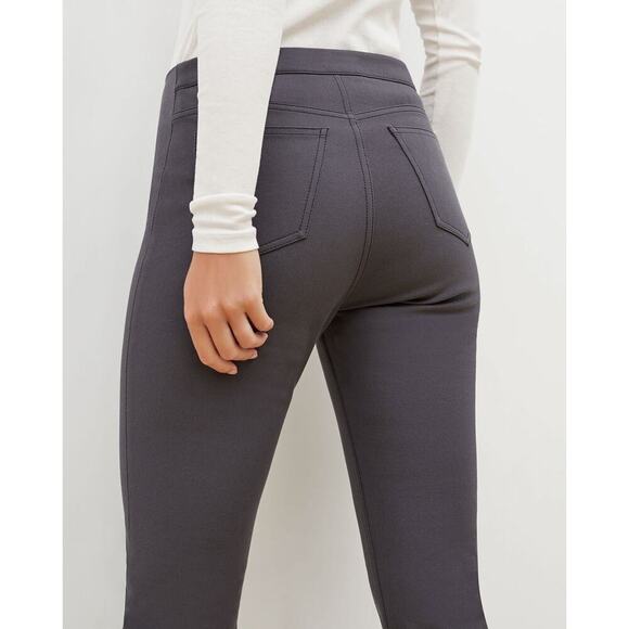 NWT M.M. Lafluer The Hockley 2.0 Pant Straight Leg Women’s 6 Gray Career Office - Picture 4 of 13